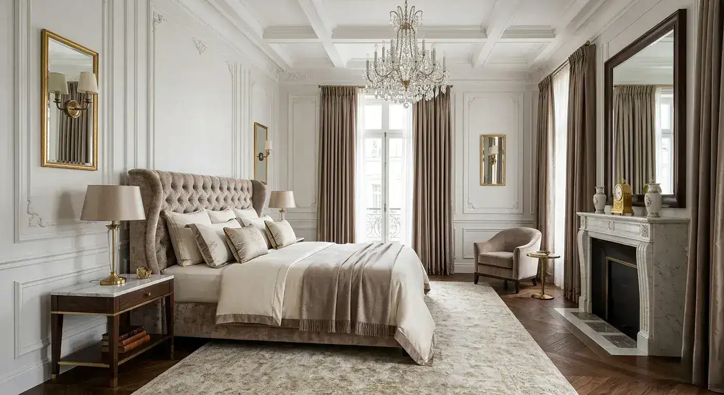 Elegant modern interior design Rajajinagar Malleshwaram Bangalore by Skyline Spaces