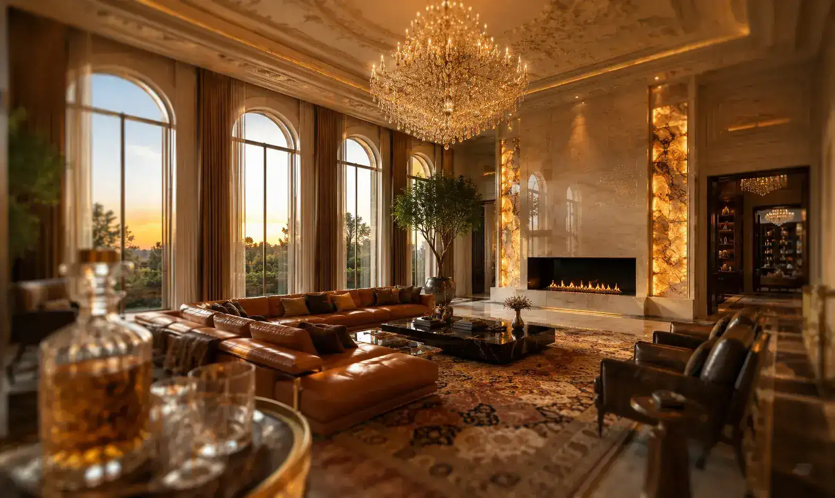 Living & Dining interior design Bangalore by Skyline Spaces
