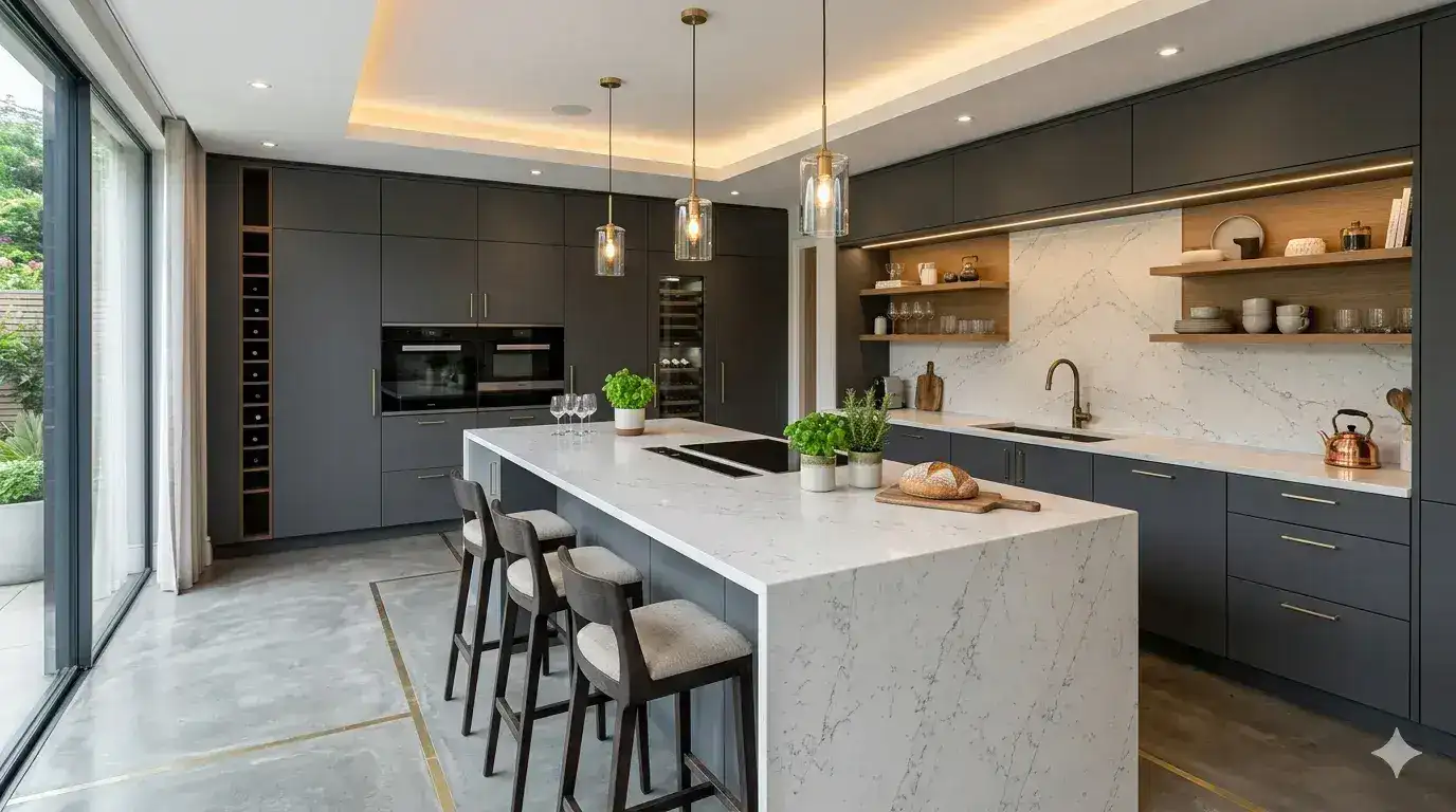 Kitchen interior design Bangalore by Skyline Spaces