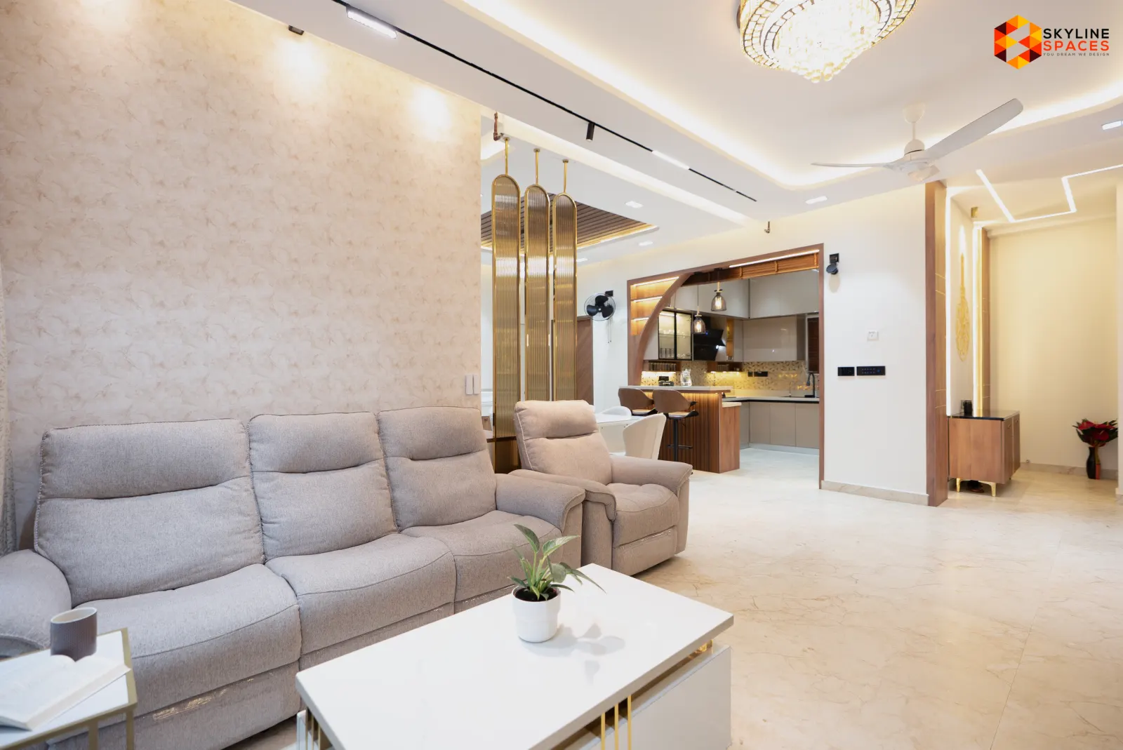 Skyline Luxury interior design - bedroom decor in Bangalore
