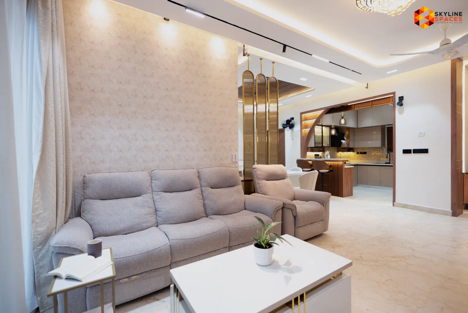 Skyline Luxury interior design - kitchen design in Bangalore