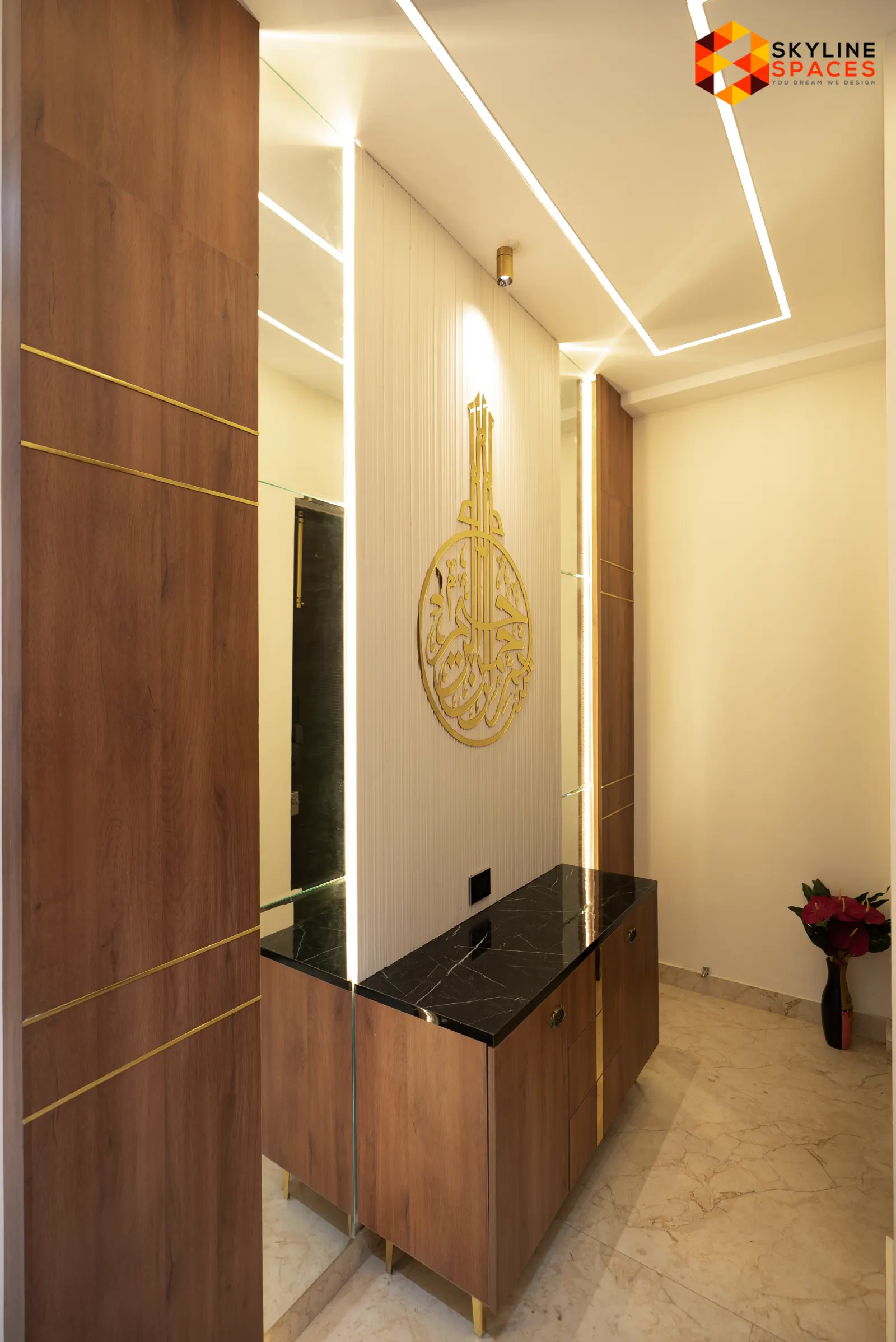 Skyline Luxury interior design - custom wardrobe design in Bangalore