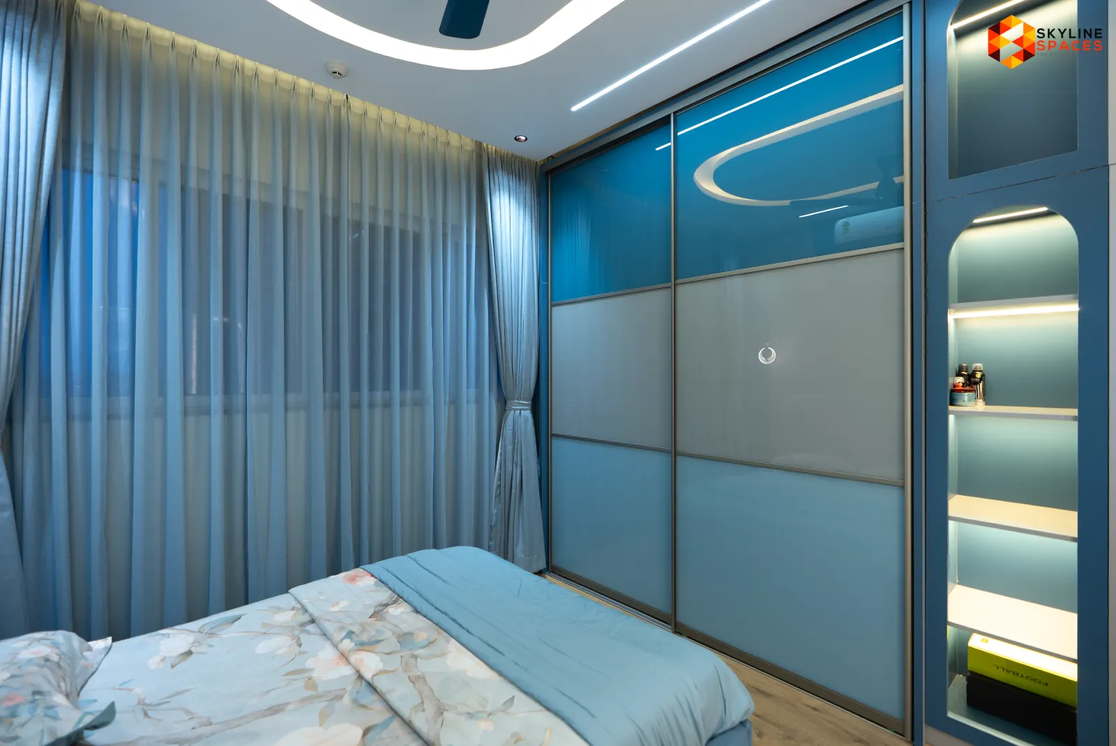 Skyline Luxury interior design - custom wardrobe design in Bangalore