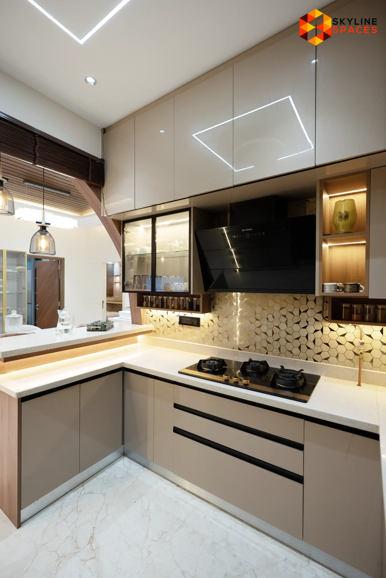 Skyline Luxury interior design - bedroom decor in Bangalore