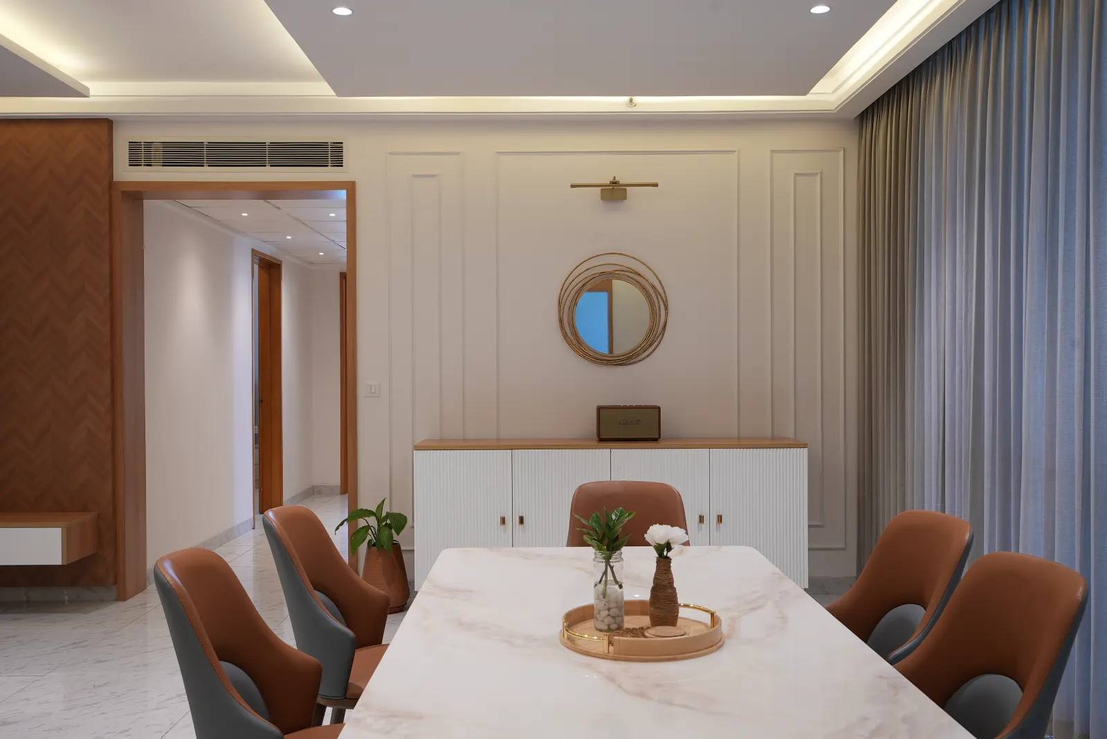 Skyline Luxury interior design - bedroom decor in Bangalore