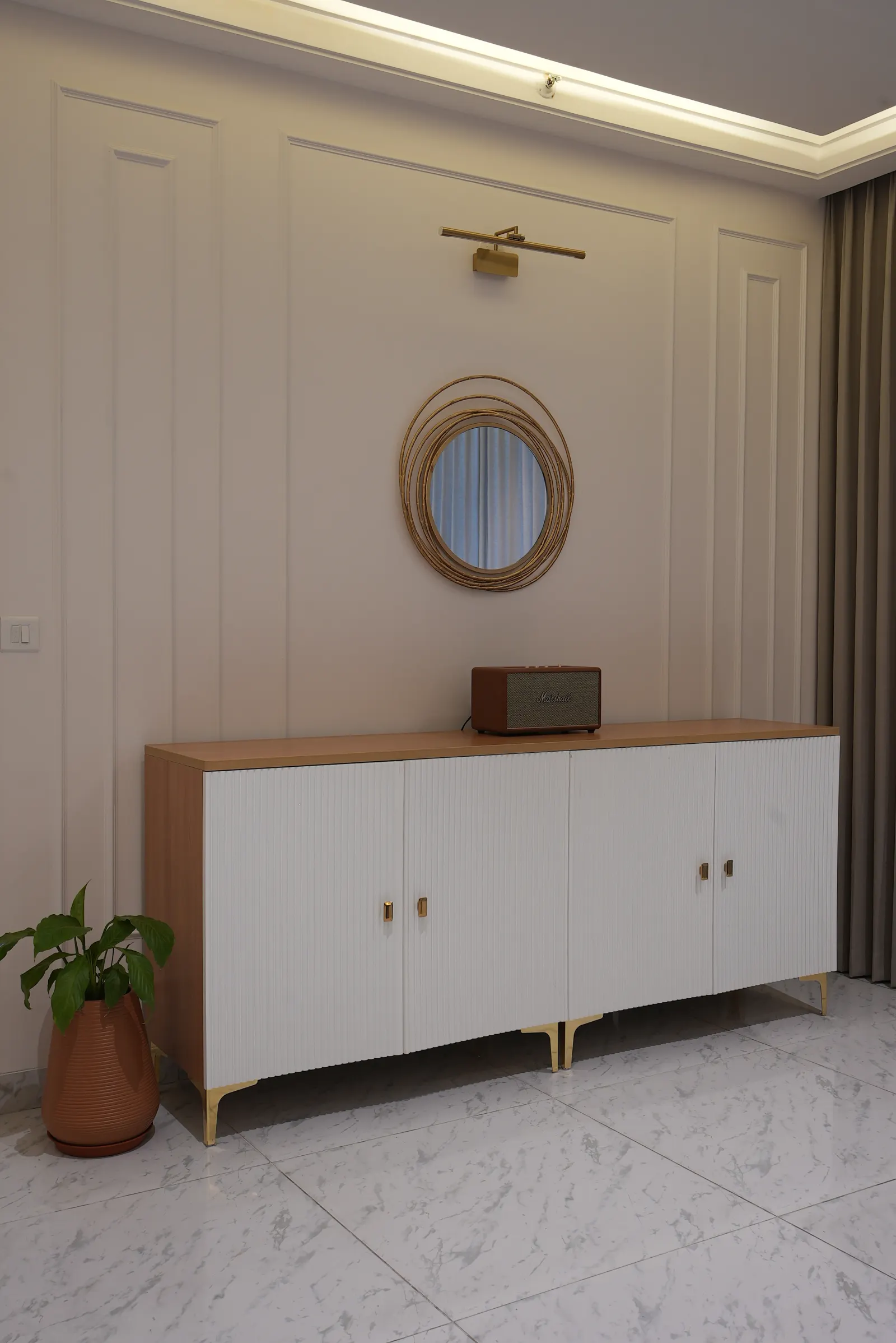 Skyline Luxury interior design - dining area styling in Bangalore