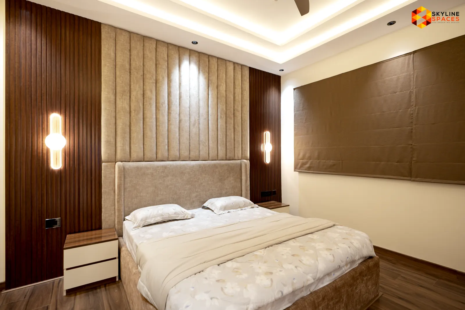 Skyline Luxury interior design - bespoke furniture detail in Bangalore
