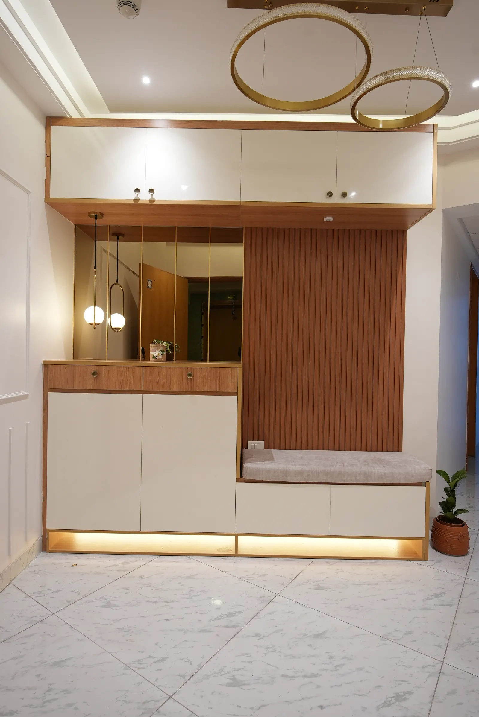 Skyline Luxury interior design - custom wardrobe design in Bangalore
