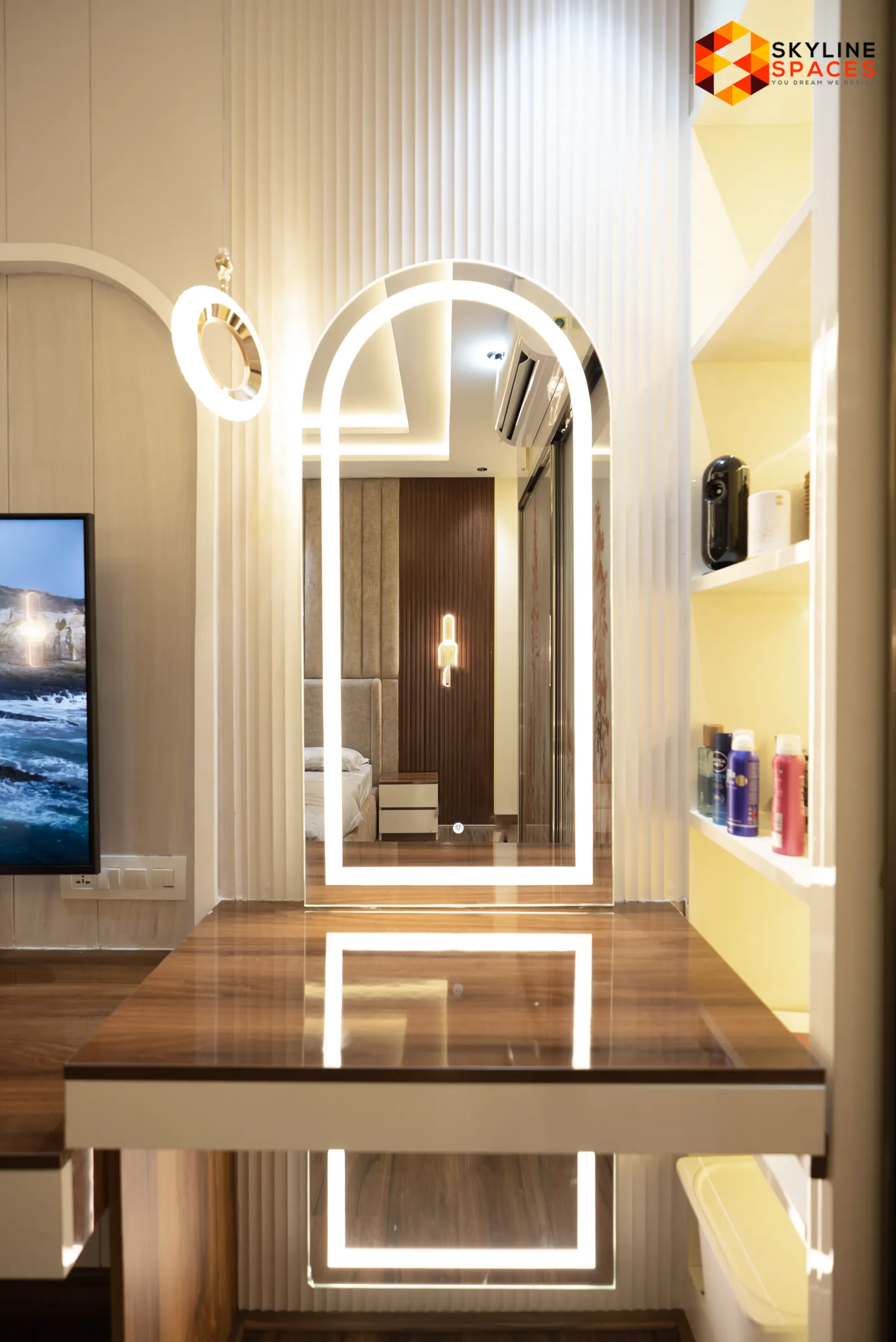 Skyline Luxury interior design - luxury villa interior in Bangalore